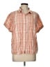 Universal Thread Orange Short Sleeve Blouse Size L - photo 1