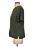 Open Edit 100% Polyester Solid Green Short Sleeve T-Shirt Size S - photo 5