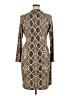 Chaps Animal Print Tan Cocktail Dress Size 14 - photo 2