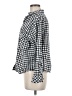 auden 100% Cotton Checkered-gingham Black Long Sleeve Button-Down Shirt Size M - photo 5