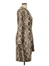 Chaps Animal Print Tan Cocktail Dress Size 14 - photo 4