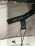 Karen Millen 100% Polyester Metallic Silver 3/4 Sleeve Top Size 12 - photo 7