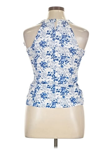 Kaari Blue Sleeveless Blouse (view 2)
