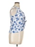 Kaari Blue Blue Sleeveless Blouse Size 14 - photo 4