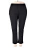 ELOQUII Solid Black Active Pants Size 18 Plus - photo 1