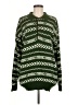 Assorted Brands Chevron-herringbone Green Pullover Sweater Size M - photo 1