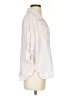 Zara Pink 3/4 Sleeve Button-Down Shirt Size S - photo 4