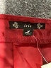 iris 100% Polyester Stripes Burgundy Formal Skirt Size L - photo 4