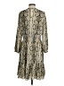 J.Crew 100% Polyester Paisley Gray Casual Dress Size S - photo 2