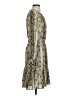 J.Crew 100% Polyester Paisley Gray Casual Dress Size S - photo 4