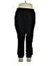 Jones New York Solid Black Track Pants Size L - photo 1