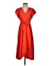 DKNY Orange Casual Dress Size 4 - photo 1