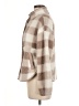 Hippie Rose 100% Polyester Plaid Brown Coat Size M - photo 5