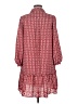 Max Studio 100% Polyester Print Red Burgundy Casual Dress Size M (estimated) - photo 2