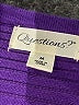 Questions Purple Pullover Sweater Size M - photo 7
