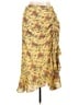 Max Studio Floral Yellow Casual Skirt Size L - photo 1
