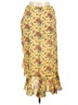 Max Studio Floral Yellow Casual Skirt Size L - photo 2