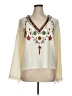 Unbranded Ivory Long Sleeve Blouse Size XL - photo 1