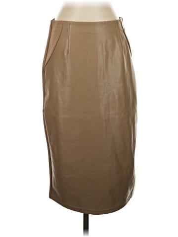 Ellen Tracy Faux Leather Skirt (view 1)