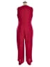London Times Solid Pink Red Jumpsuit Size 16 - photo 2