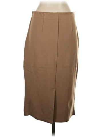 Ellen Tracy Faux Leather Skirt (view 2)