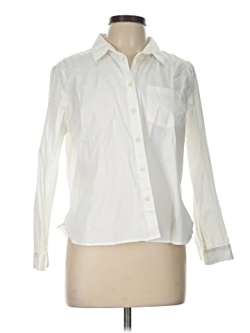 Banana Republic Factory Store Long Sleeve Button-Down Shirt (view 1)