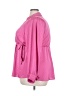 Torrid 100% Polyester Pink Long Sleeve Blouse Size 2X Plus (2) - photo 5