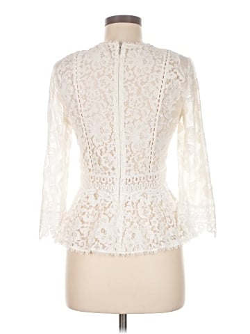 Rebecca Taylor 3/4 Sleeve Silk Top (view 2)
