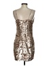 AaKaa 100% Polyamide Metallic Silver Cocktail Dress Size S - photo 2
