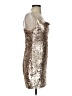 AaKaa 100% Polyamide Metallic Silver Cocktail Dress Size S - photo 4