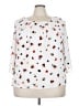 Sara Michelle 100% Polyester White 3/4 Sleeve Blouse Size 2X - photo 1