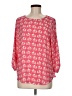 Pixley 100% Polyester Pink 3/4 Sleeve Blouse Size M - photo 1