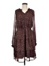 dip 100% Polyester Animal Print Brown Casual Dress Size M - photo 1