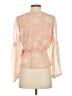 Express 100% Polyester Tan 3/4 Sleeve Blouse Size XS - photo 2