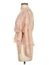 Express 100% Polyester Tan 3/4 Sleeve Blouse Size XS - photo 5