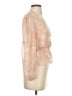Express 100% Polyester Tan 3/4 Sleeve Blouse Size XS - photo 4