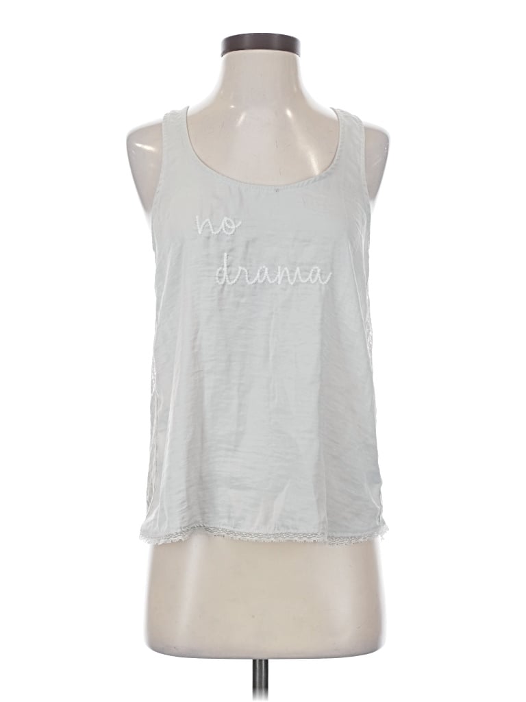 Pre-owned Aerie Sleeveless T-shirt In Silver