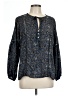I. Joah Blue Long Sleeve Blouse Size L (estimated) - photo 1