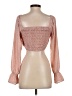 LUCA + GRAE Pink Long Sleeve Blouse Size S - photo 2