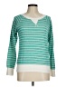 I Love H81 Stripes Teal Pullover Sweater Size M - photo 1