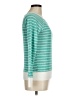 I Love H81 Stripes Teal Pullover Sweater Size M - photo 4