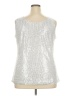 Unbranded Silver Sleeveless Blouse Size 2X - photo 2