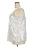 Unbranded Silver Sleeveless Blouse Size 2X - photo 5
