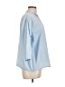 Unbranded Blue 3/4 Sleeve Button-Down Shirt Size L - photo 4
