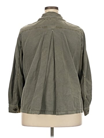 Caslon 3/4 Sleeve Button-Down Shirt (view 2)