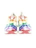 Under Armour Tie-dye White Yellow Sneakers Size 7 1/2 - photo 2