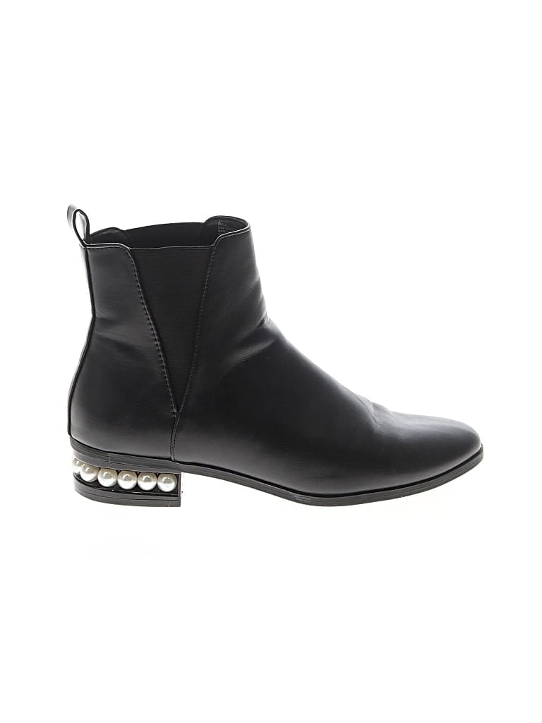 Pre-owned Assorted Brands Ankle Boots In Black