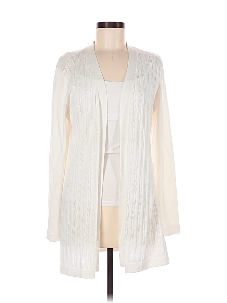Pre-owned Karen Scott Kimono In Ivory