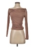 Luvalot Brown Long Sleeve Top Size 6 - photo 1