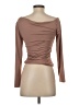 Luvalot Brown Long Sleeve Top Size 6 - photo 2